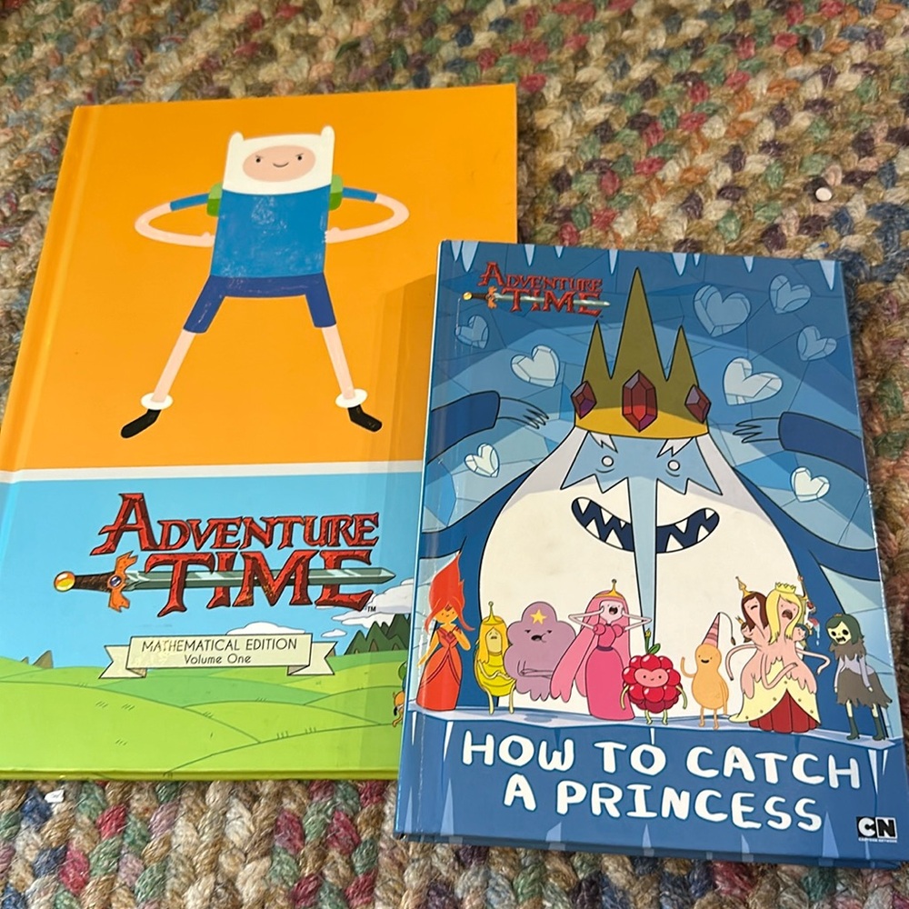 2 Adventure Time‎ hardcover book Mathematical Edition Volume 1 & Catch a …